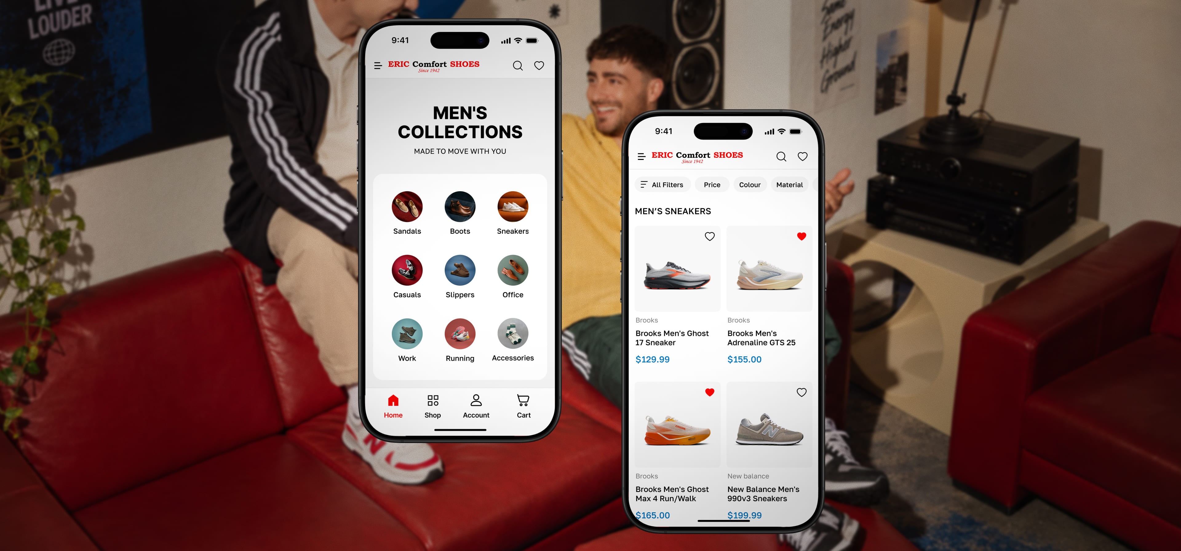 Eric Shoes banner