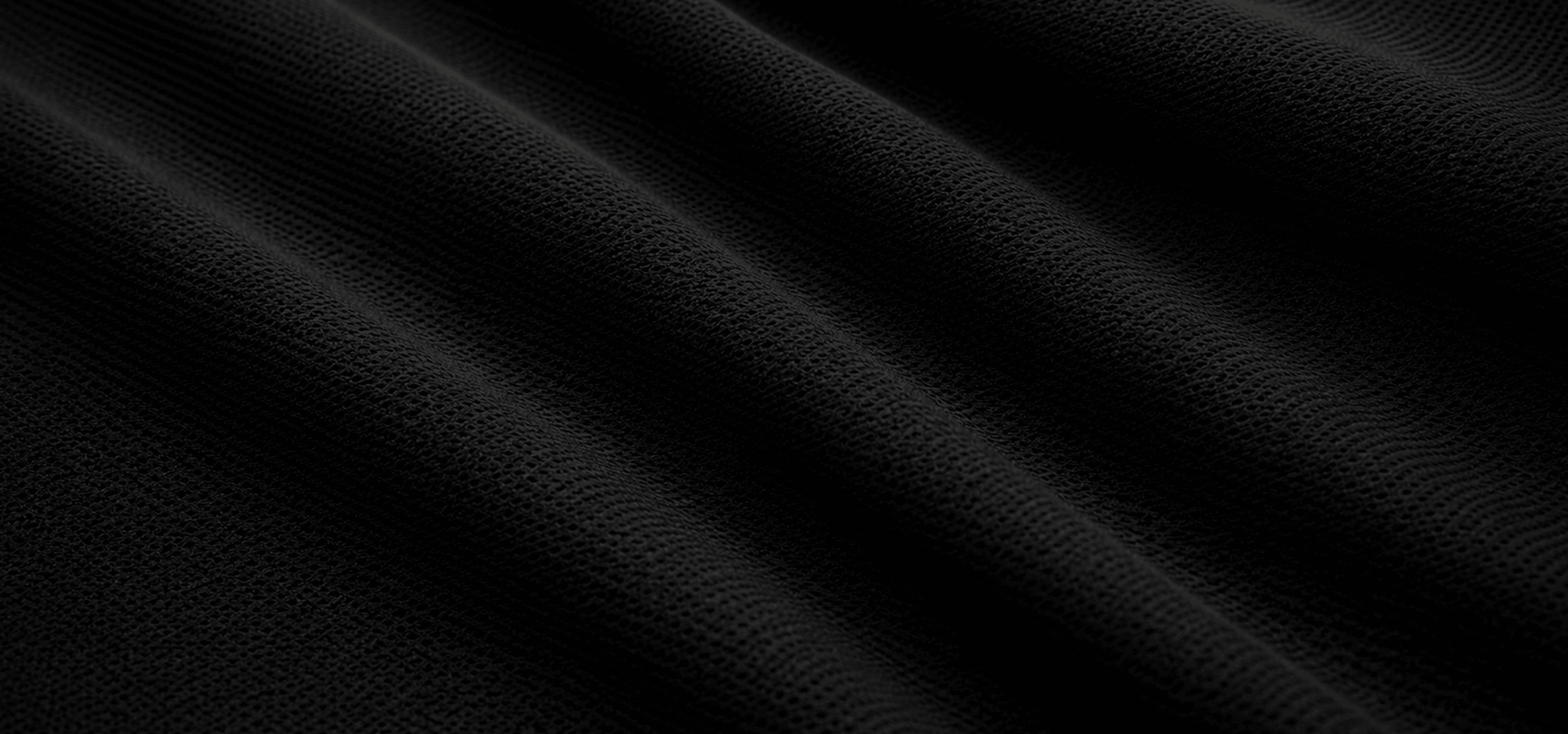 Black knit fabric