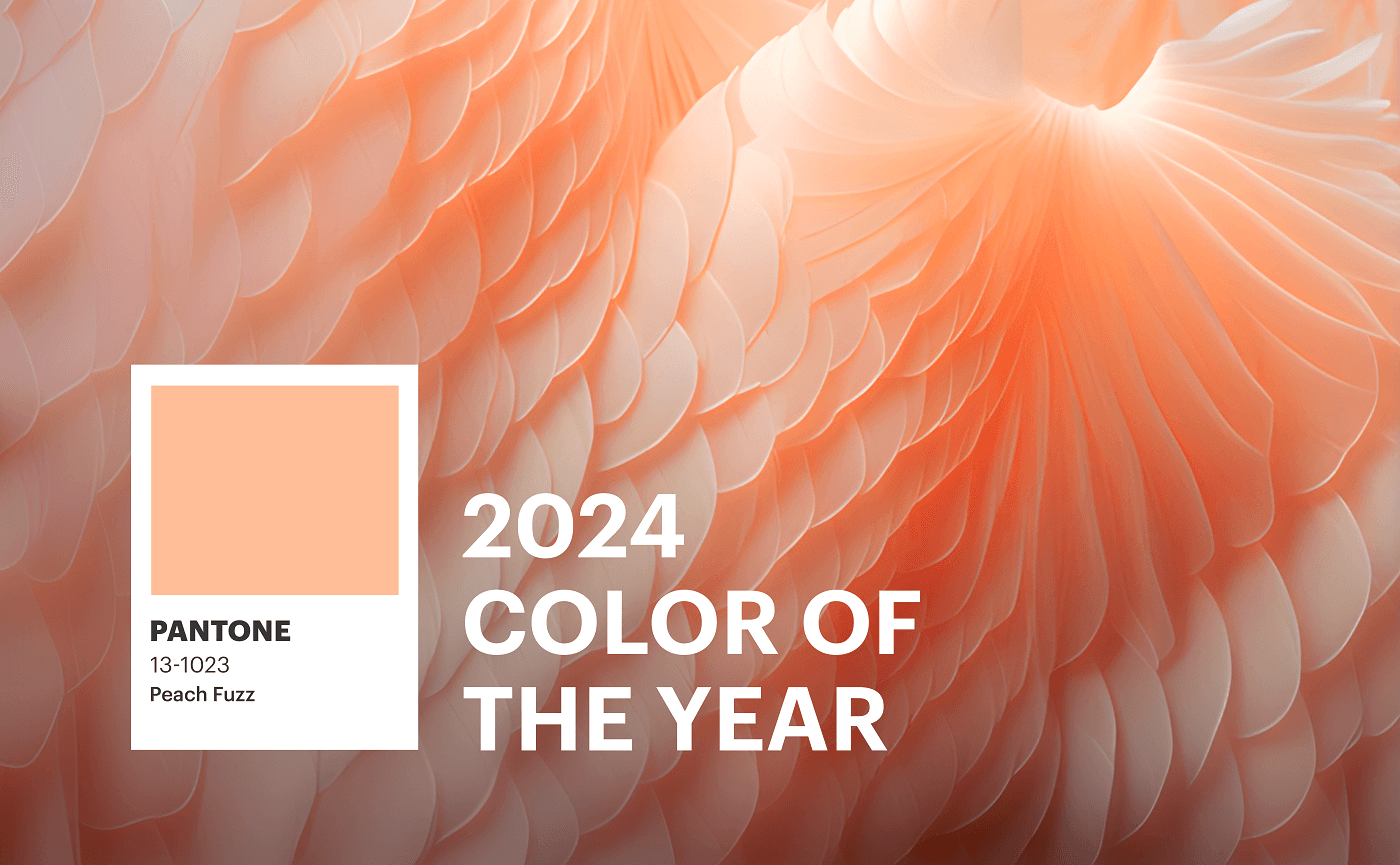Pantone color of the year in 2024: Peach Fuzz